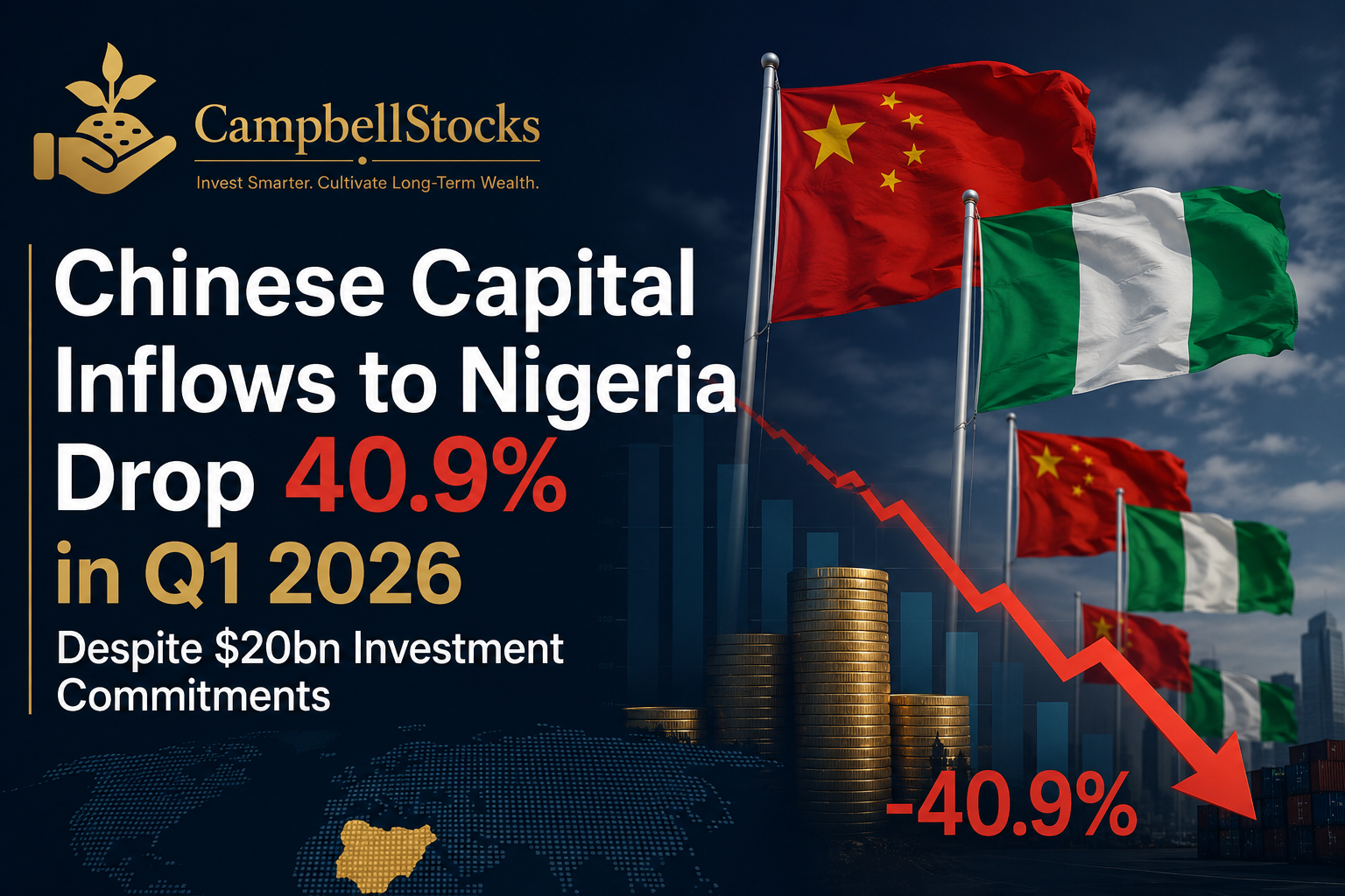 Chinese Capital Inflows to Nigeria Drop 40.9% in Q1 2026 Despite $20bn Investment Commitments