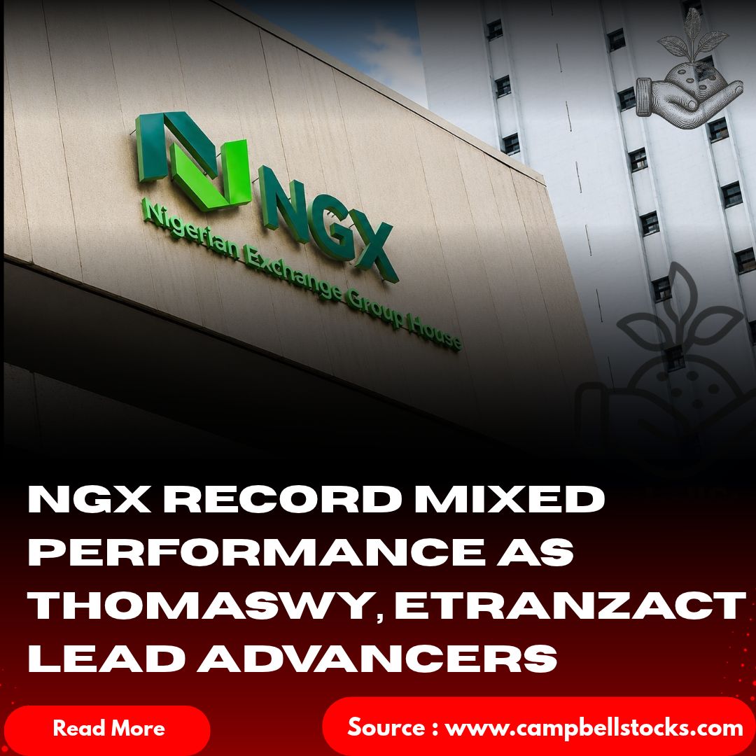 Nigerian+Stocks+Record+Mixed+Performance+as+Thomaswy%2C+Etranzact+Lead+Advancers