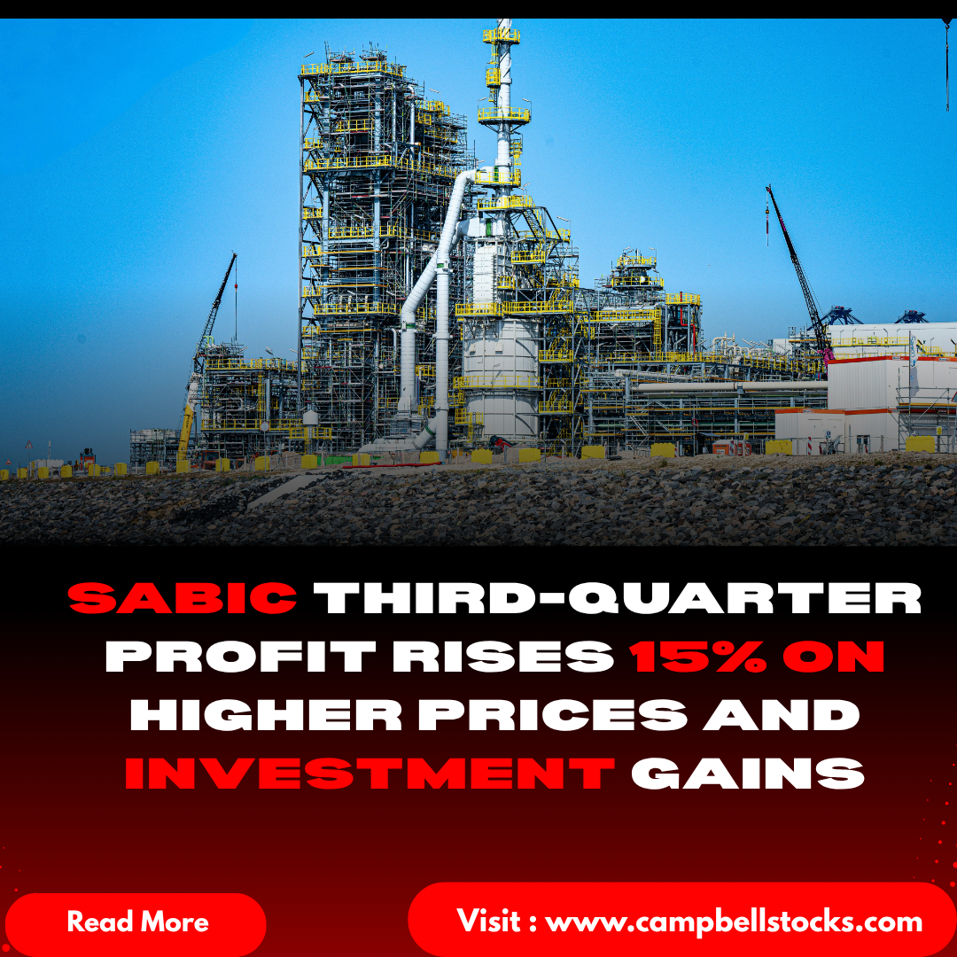 Sabic Third-Quarter Profit Rises 15% On Higher Prices And Investment Gains